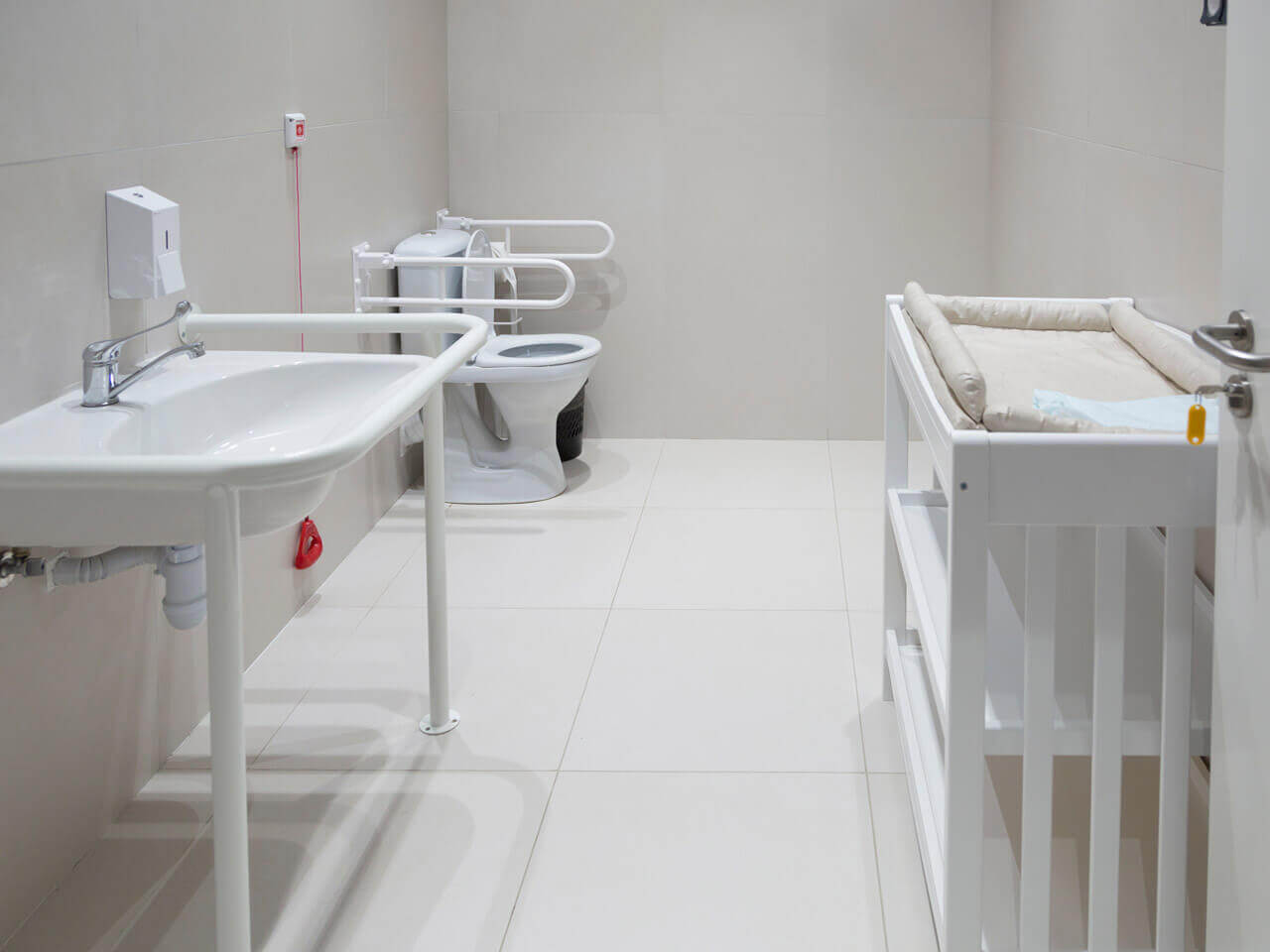 Baby Changing Station In Living Room